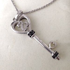 Kay Jewelers Open Heart Key Necklace
